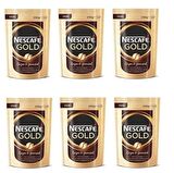 Nescafe Gold Granül Kahve 200 gr 6'lı Hazır Kahve