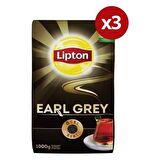 Lipton Earl Grey Bergamot Dökme Siyah Çay 3x1000 gr 