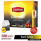 Lipton Earl Grey Organik Bardak Poşet Yeşil Çay 4000 gr 100'lü 