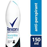 Rexona Invisible Aqua Antiperspirant Leke Yapmayan Kadın Sprey Deodorant 150 ml