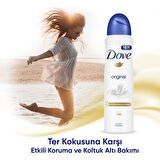 Dove Kadın Sprey Deodorant Original Antiperspirant 150 ml
