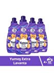 Yumoş Extra Konsantre Çamaşır Yumuşatıcısı Lavanta 1440 Ml 60 Yıkama 4 Adet