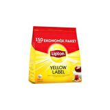 Lipton Yellow Label Organik Demlik Poşet Siyah Çay 150'li 