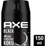 Axe Deodorant Black 150 Ml