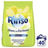 Rinso Limon Beyazlar ve Renkliler İçin Toz Çamaşır Deterjanı 6 kg 40 Yıkama