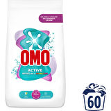 Omo Active Beyazlar ve Renkliler için 9 kg Toz Deterjan