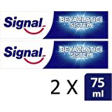 Beyazlatıcı Sistem Diş Macunu 2X75 ml