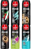 Erkek Deodorant Sprey 150 Ml Ice Chill+Apollo+Africa+Dark Temptation+Epic Fresh+Leather&Cookies