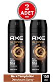 Dark Temptation Erkek Sprey Deodorant 150 Ml (2 Adet)