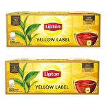 Lipton Yellow Label Bardak Poşet Siyah Çay 100'lü 