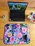 SGE TEKNOLOJİ 55X45 CM RENKLİ PAPATYALAR KAYDIRMAZ TABAN SPEED YÜZEY OYUNCU MOUSE PAD GAMİNG PAD