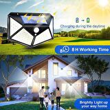 SGE TEKNOLOJİ 2 Lİ PAKET Siyah Solar Güneş Enerjili Hareket Sensörlü 4 Taraflı Bahçe Garaj Ev Aydınlatma Lambası