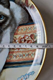 Daphne Baxter Tabakları Mavi Gözler, Franklin Mint Heirloom Koleksiyonu Duvar Tabağı
