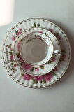 November Flower of The Month Chrysanthemum Cup and Saucers 3 Pcs
