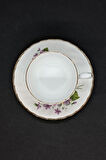 Royal Kendall H&M Ltd Fine Bone China Menekşe Vintage Duble Kahve Fincanı 2 Parça