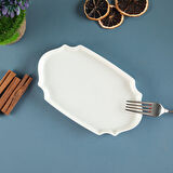 Aryıldız Lunar Kare Oval Servis Tabağı 20 cm