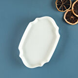 Aryıldız Lunar Kare Oval Servis Tabağı 15 cm