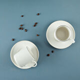 Aryıldız Hazel Platin 4 Parça 2 Kişilik Çay Fincan Takımı 200 ml