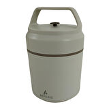 Aryıldız Bento Yuvarlak Lunch Box Yemek Termosu Bej 420 ml