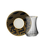Sandro Moreno 1453 Kariye Optik 12 Parça 6 Kişilik Çay Seti 110 ml