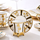 Aryıldız Diba 12 Parça 6 Kişilik Türk Kahve Fincanı