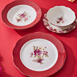 Aryıldız Lowell Red 24 Parça 6 Kişilik Yemek Takımı