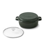 Aryıldız Duo Cast İron Tencere Fesleğen 20 cm