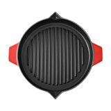 Aryıldız Duo Cast Bombe Grill Tava Kırmızı 30 cm