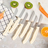 Aryıldız Mira 6 Parça Meyve Bıçak Seti Fil Dişi