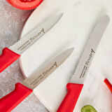 Aryıldız Solo 3 Parça Bıçak Seti kırmızı