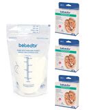 Bebedor Anne Sütü Saklama Poşeti 20'li x 3'lü Paket