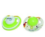 Neavita Ortodontik Silikon Gündüz ve Gece Emzik İkili (BPA%0) 3 Ay+ / Yeşil