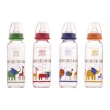 Bebedor 31302 Desenli Cam Biberon Silikon Emzikli 250 ml