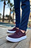 Pabucmarketi Erkek Spor Ayakkabı Bordo