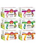Doğuş 6'lı Avantaj Paketi Collagen - Detox - Energy Bardak Poşet Çay 6 Adet 20'li