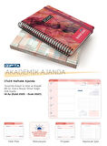 Gıpta 2025 Eylül-2026 Aralık SPİRALLİ Akademik Ajanda 17X24 Cm  Model-10