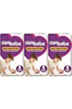 Canbebe 3 lü Bebek Bakım Örtüsü 8 Adet
