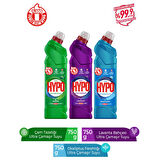 HYPER HYPO ULTRA ÇAMAŞIR SUYU 1 ÇAM,1 LAVANTA, 1 OKALİPTUS 750 GR X 3 ADET 