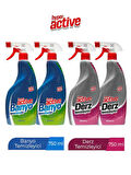 HYPER ACTIVE DERZ TEMİZLEYİCİ X 2 ADET + BANYO TEMİZLEYİCİ  X 2 ADET