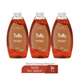 BELLA SIVI SABUN ELEMİ&ORANGE TURUNCU 2000 ML X 3 ADET