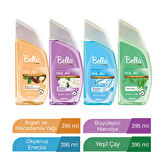 BELLA DUŞ JELİ 395 ML X 4 ADET OKYANUS ENERJİSİ+BÜYÜLEYİCİ MANOLYA+ARGAN+YEŞİL ÇAY