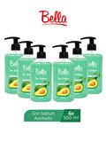 BELLA SIVI SABUN AVOKADO 500 ML X 6 ADET