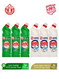 HYPER HYPO ULTRA ÇAMAŞIR SUYU 3 ÇAM VE 3 BEYAZ SABUN 750 GR X 6 ADET 