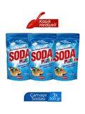 SODA PLUS ÇAMAŞIR SODASI 500G -KAŞIKLI x 3 ADET