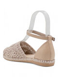 PANDORA MODA Y25.82.221 KADIN HASIR SANDALET KREM