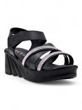 VOGA 2100-198 KADIN SANDALET SİYAH
