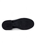 WHİTE ANGEL TOKA DETAYLI KADIN LOAFER AYAKKABI SİYAH