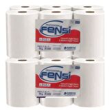 Fensi Fotoselli Kağıt Havlu 4 Kg. 21 cm. 6 Rulo x 2 Koli (6x2:12 Rulo)
