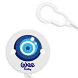 Wee Baby Nazar Boncuğu Desenli Emzik Askısı