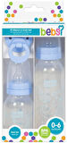 Bebsi Biberon ve Emzik Seti PP Mavi (250ML+ 125ML+ Emzik)